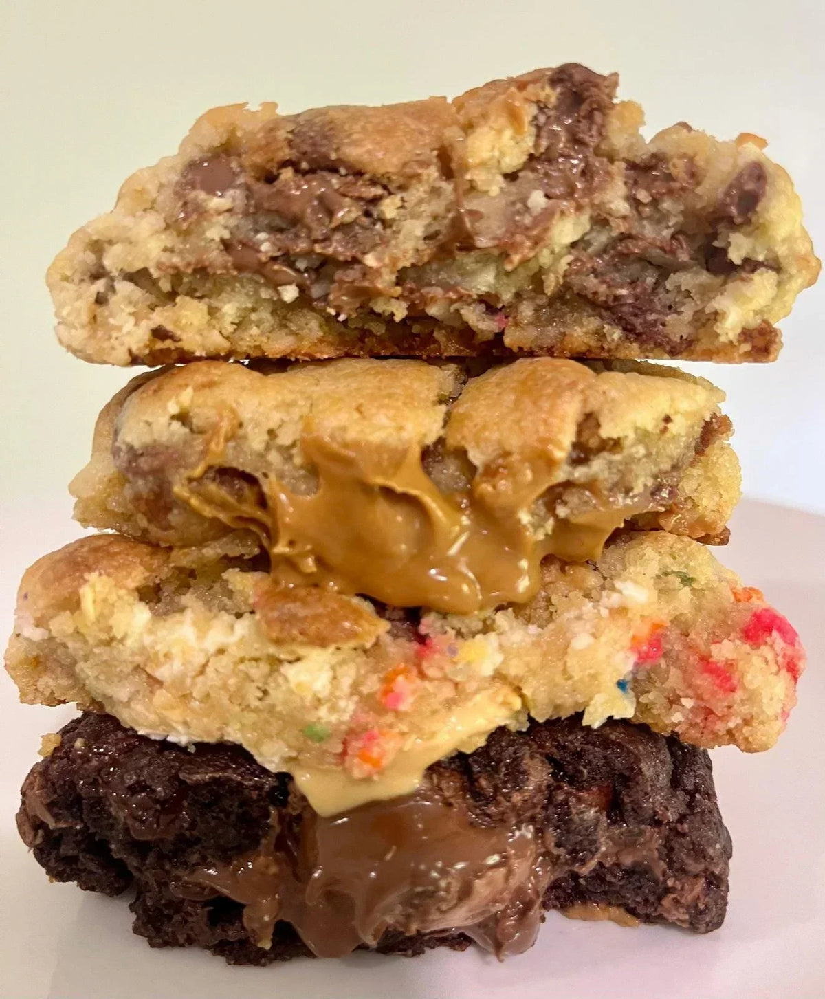 A four-pack Build Your Own Box of mixed Euphoric Bakehouse cookies